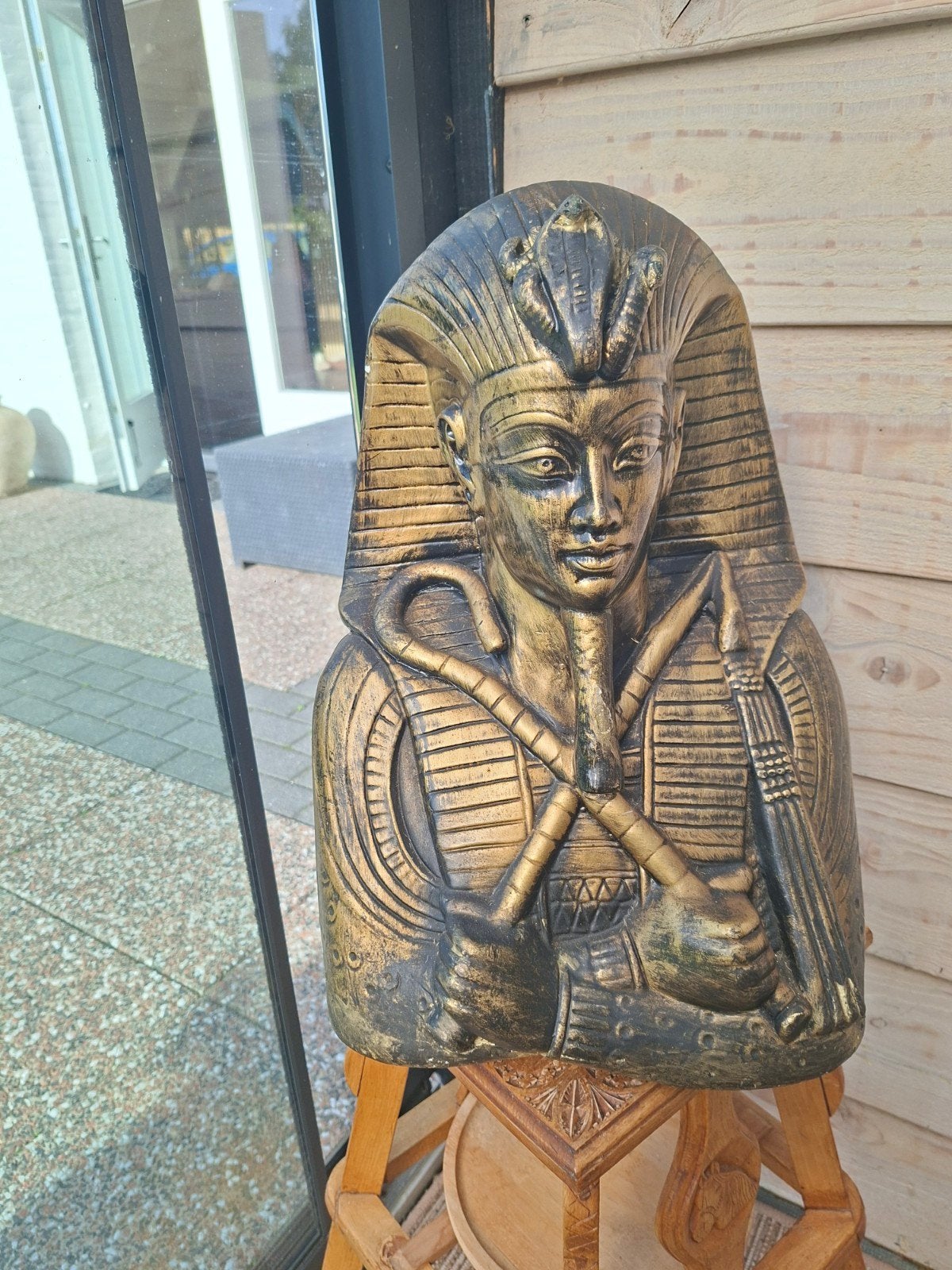 Beeld van Farao Toetanchamon - Egyptische Buste, Ophalen, 20 - 50 cm, Beeld, Klassiek