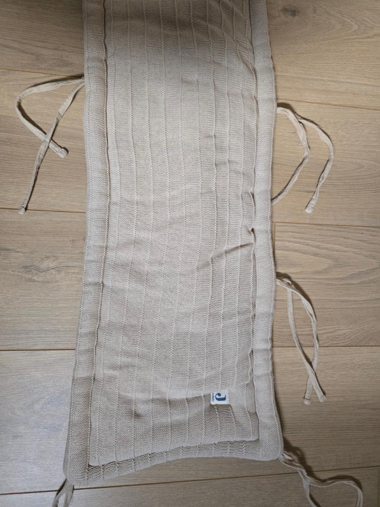 Jollein Bedbumper/ boxbumper 180x30 cm, Jongetje of Meisje, Beige, Overige typen, Nieuw