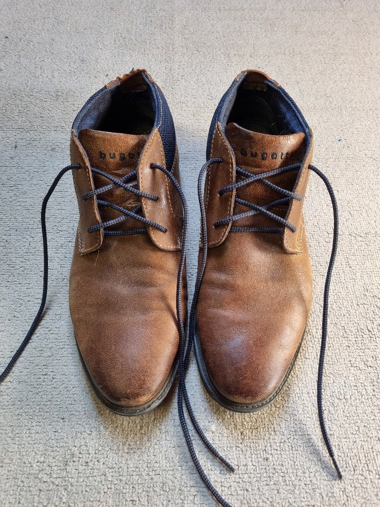 Bugatti leren heren schoenen, Bugatti, Bruin, Ophalen of Verzenden, Zo goed als nieuw