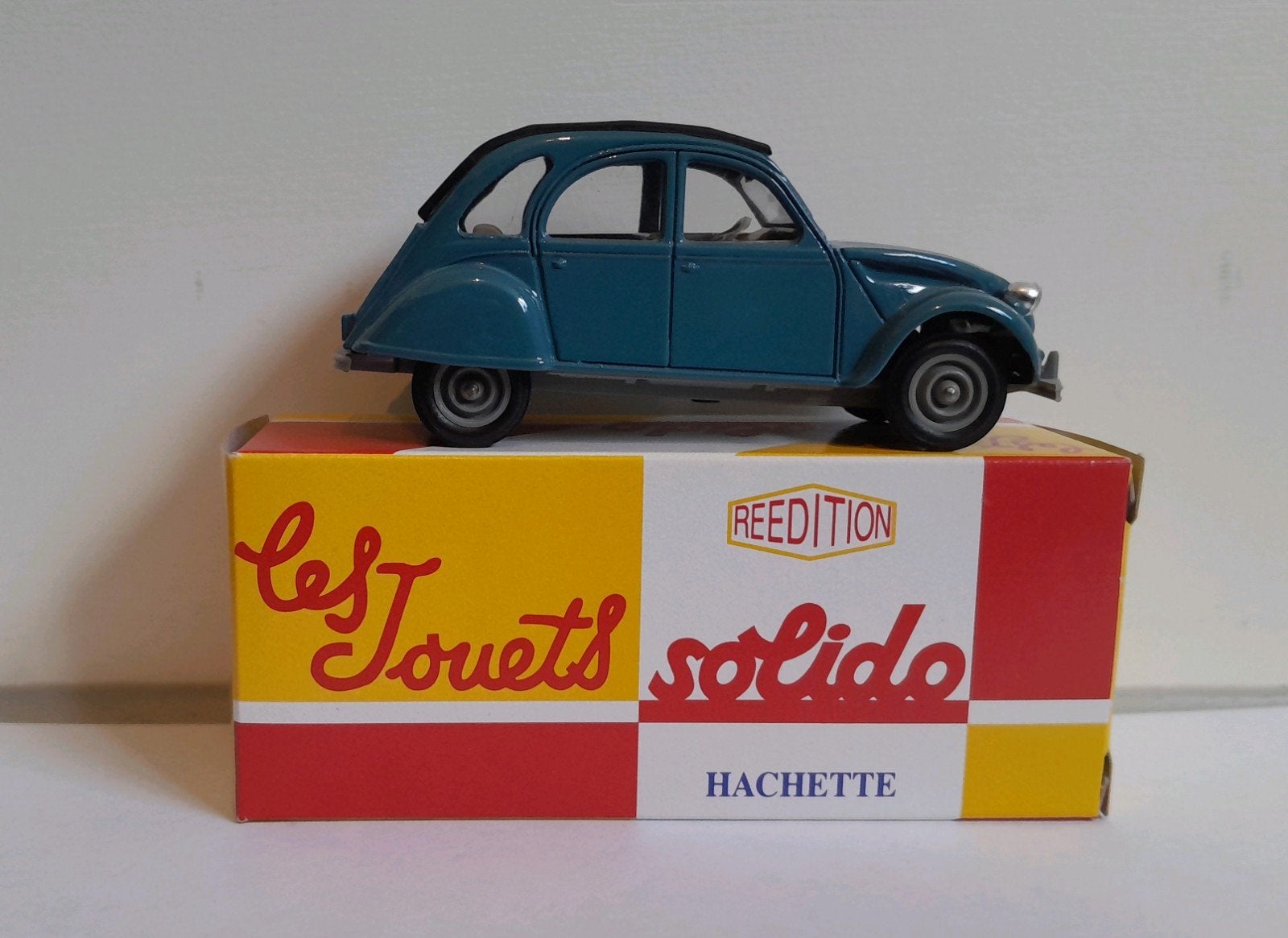 Solido Citroën 2CV 1/43 z.g.a.n., Ophalen of Verzenden, Zo goed als nieuw, Auto, Solido