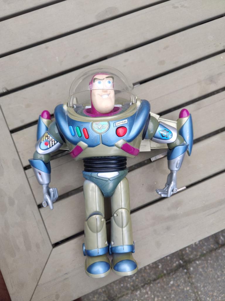 Retro Buzz Lightyear Techno Gear 1999 Disney Pixar 30cm, Verzamelen, Disney, Ophalen of Verzenden