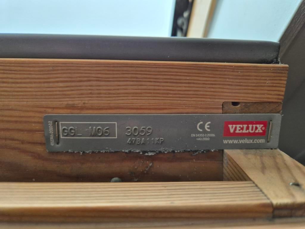 VELUX GGL M06 Dakraam  780x1180mm - Houten kozijn, Gebruikt, 80 tot 120 cm, 80 tot 120 cm, Ophalen of Verzenden