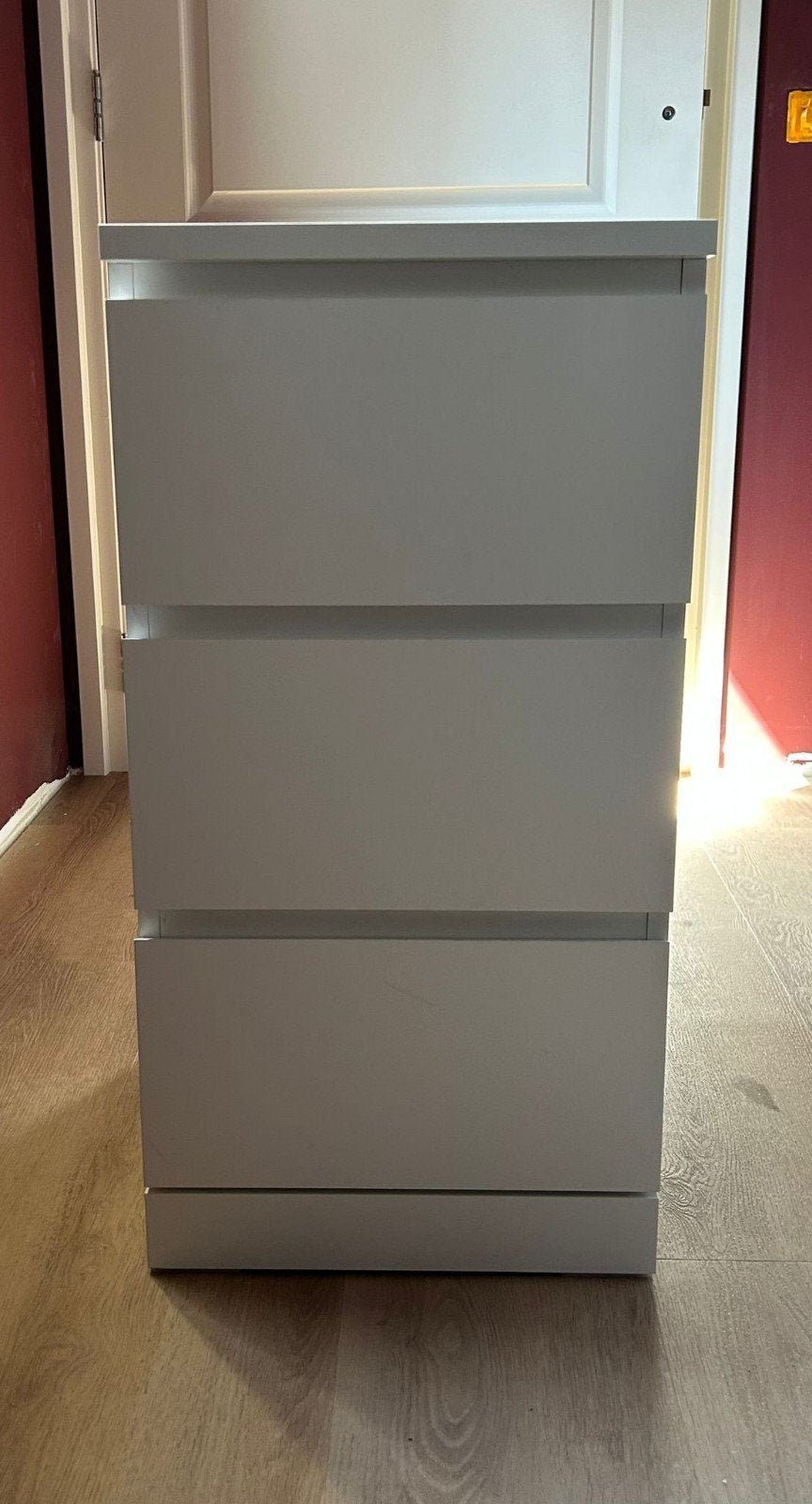 IKEA Malm ladekast met 3 lades - Gebruikt, goede staat, Huis en Inrichting, Kasten | Ladekasten, Ophalen, Minder dan 50 cm, Gebruikt