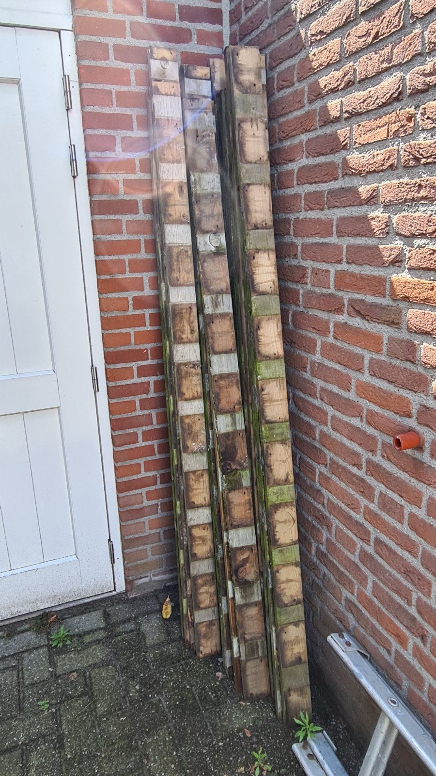Gebruikte houten planken, diverse maten, Doe-het-zelf en Verbouw, Hout en Planken, Gebruikt, 25 tot 50 mm, Plank, Ophalen