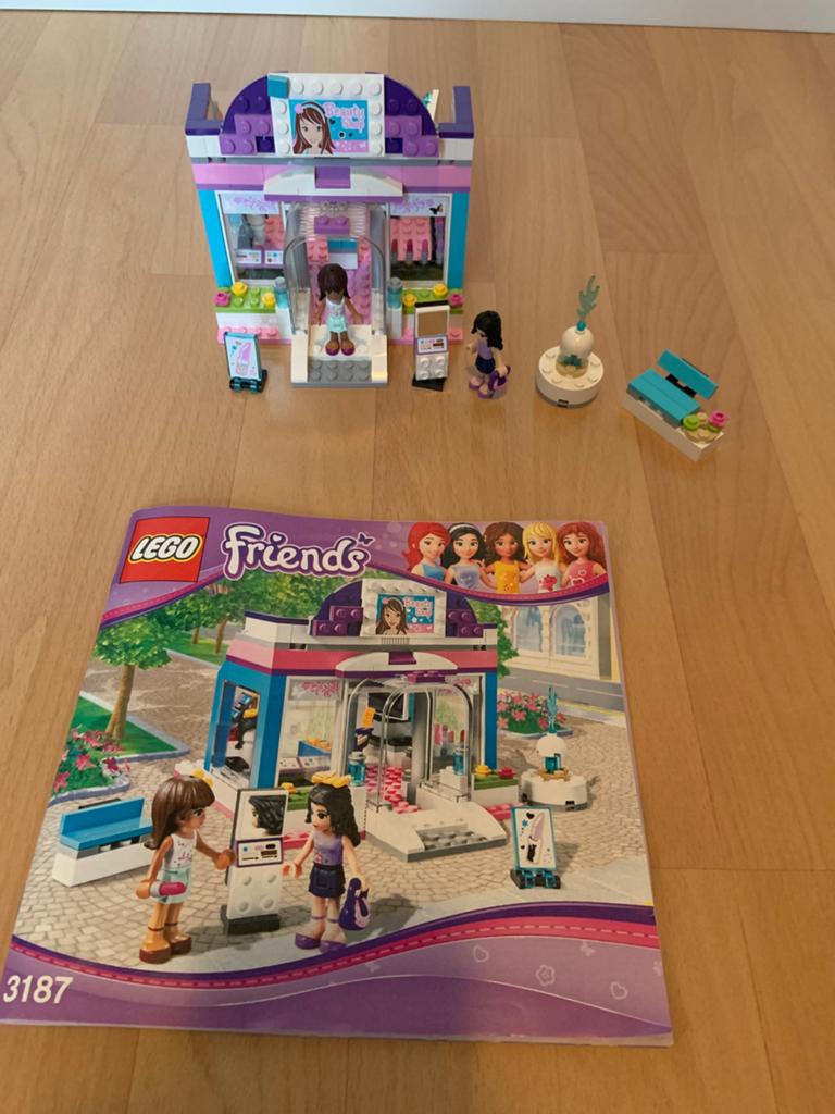 LEGO Friends Stijlvolle Schoonheidssalon - 3187 (COMPLEET), Overige thema's, Lego, Compleet, Ophalen of Verzenden
