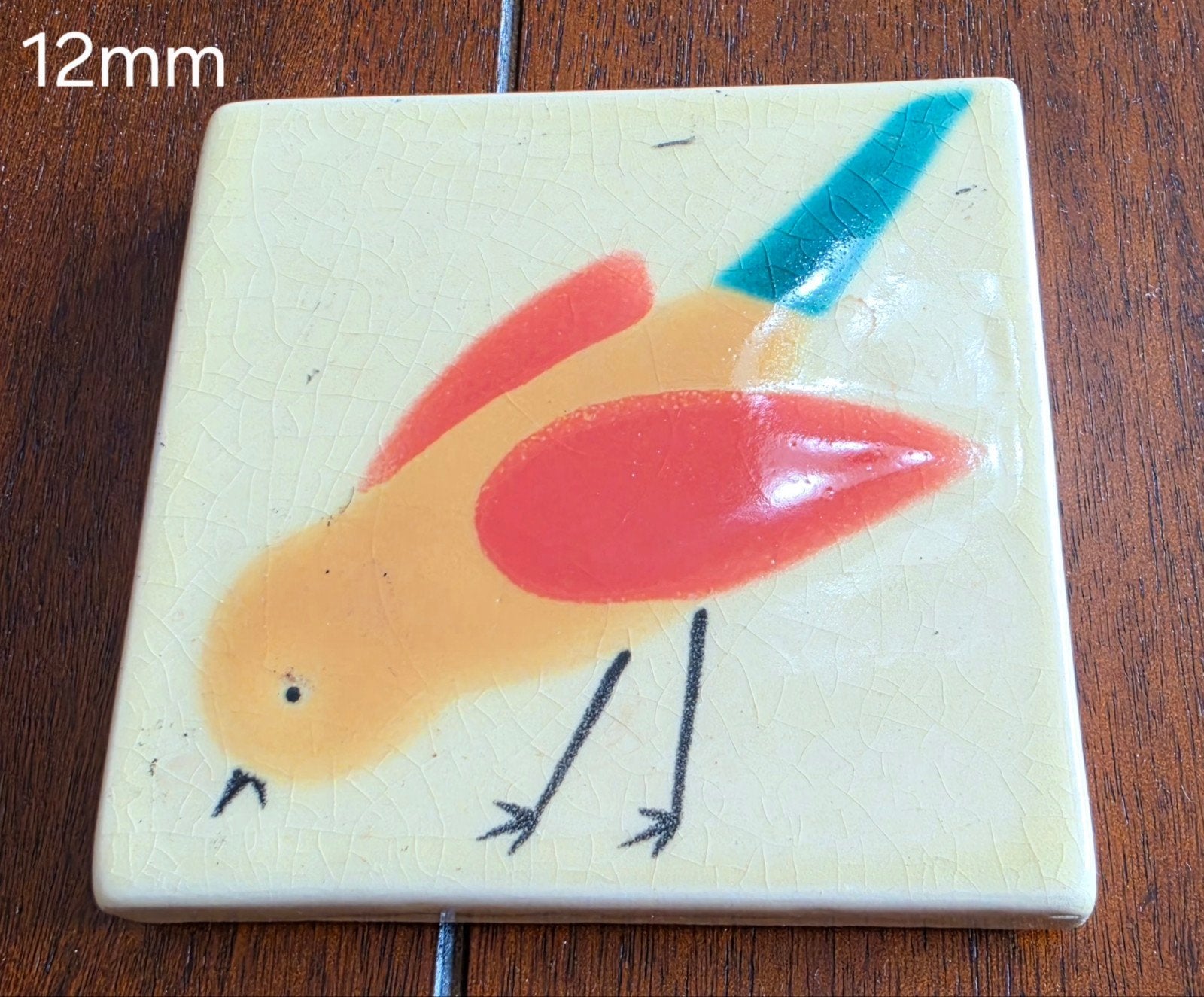 Vintage tegel., Ophalen of Verzenden