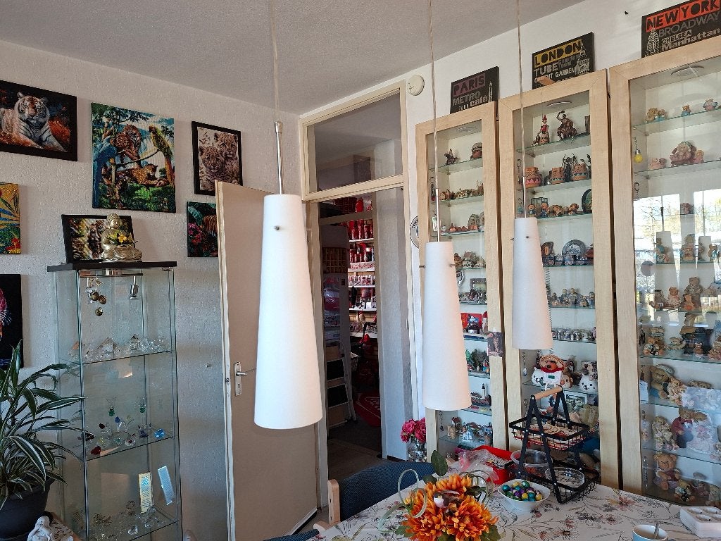 hanglampen, Huis en Inrichting, Lampen | Hanglampen, Ophalen, Gebruikt, E27 (groot), Glas