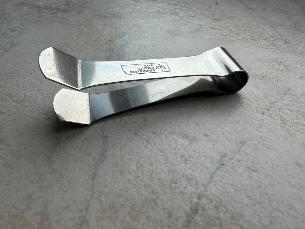 Koninklijke Zilverstad suikerklontjes tang/knijper KWF, Ophalen of Verzenden
