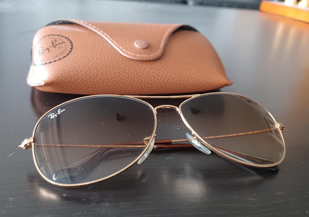 Ray-Ban Aviator Bruin met Gradiënt, RB3562, medium formaat, Sieraden, Tassen en Uiterlijk, Zonnebrillen en Brillen | Heren, Zonnebril