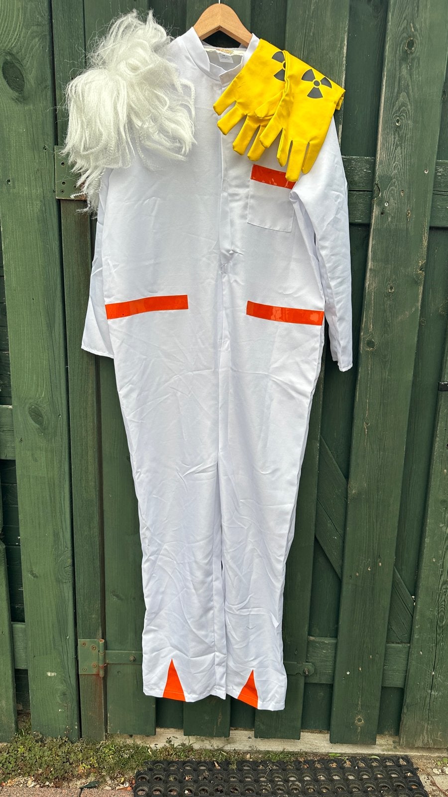 Doc Brown Kostuum - Back to the Future, Maat 48/50 (M), Ophalen of Verzenden, Kleding, Overige thema's