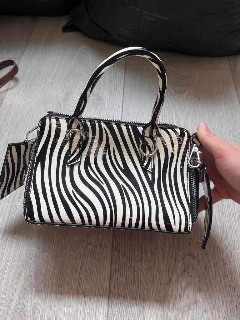 Super leuk zebra tasje van de shoeby, Ophalen of Verzenden, Nieuw, Wit, Handtas