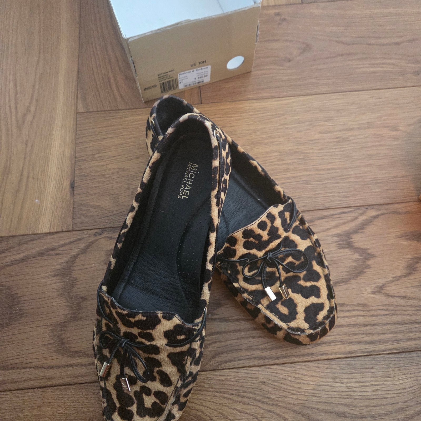 Michael Kors panter instapper maat 41/42, Michael Kors, Instappers, Ophalen of Verzenden, Gedragen