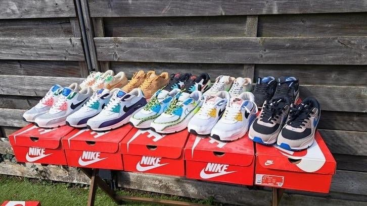 37 paar originele Nike Air Max 90 sneakers maat 43 (VA  €50), Overige kleuren, Nike, Ophalen of Verzenden, Gedragen