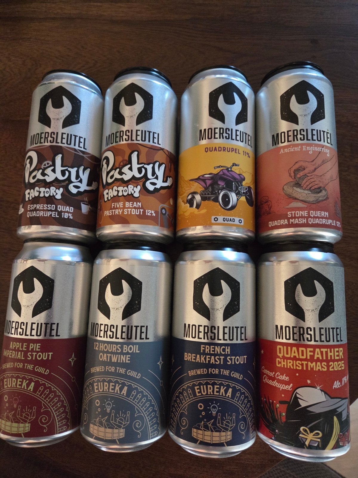Speciaalbier Moersleutel, Stout, Quadrupel, Oatwine, Ophalen, Nieuw