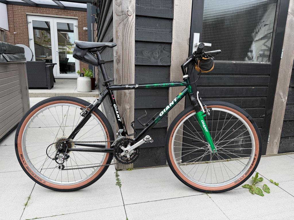 Giant Terrago S Mountainbike - Vintage MTB, Fietsen en Brommers, Fietsen | Mountainbikes en ATB, Ophalen, Gebruikt, Giant, Geen vering