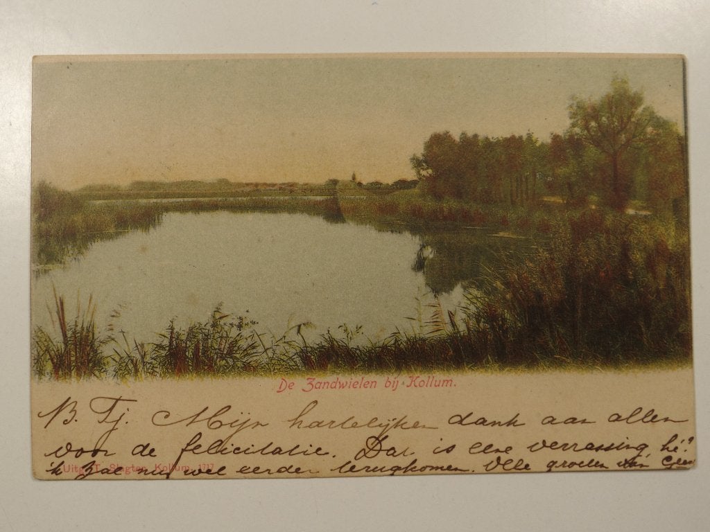 Kollum 13, Ophalen of Verzenden, 1940 tot 1960, Gelopen, Friesland