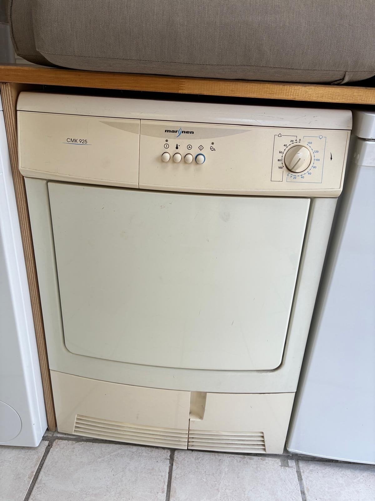 Marjnen CMK 925 Wasdroger - Gebruikt, Ophalen, 6 tot 8 kg, Gebruikt, Luchtafvoer