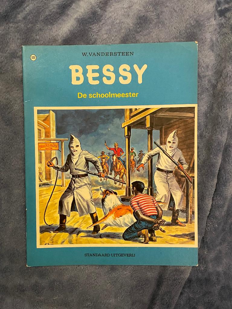 Bessy - De schoolmeester Nr. 109, Eén stripboek, Ophalen of Verzenden, Gelezen, Willy Vandersteen