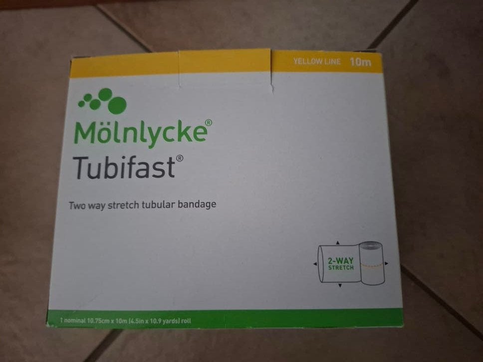 Mölnlycke Tubifast. Nieuw rol 10 meter bandage buisverband., Ophalen, Nieuw