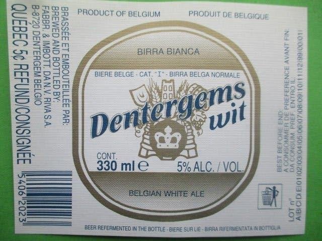 bieretiket Belgie 15-6 (K5) riva, Ophalen of Verzenden, Gebruikt, Overige typen, Overige merken