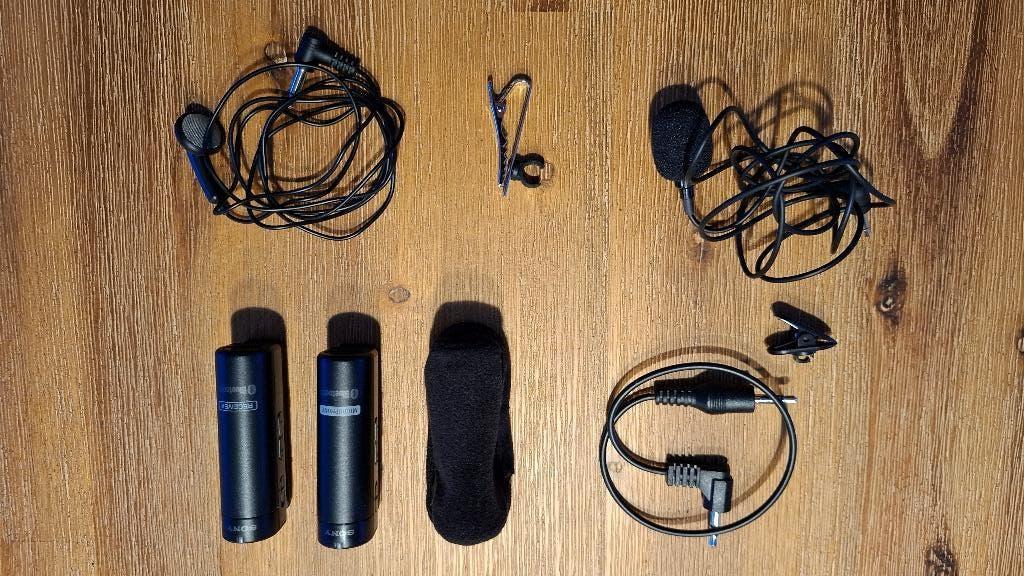 Sony bluetooth microfoon ECM-AW4, Muziek en Instrumenten, Microfoons, Zo goed als nieuw, Overige typen, Draadloos, Ophalen of Verzenden