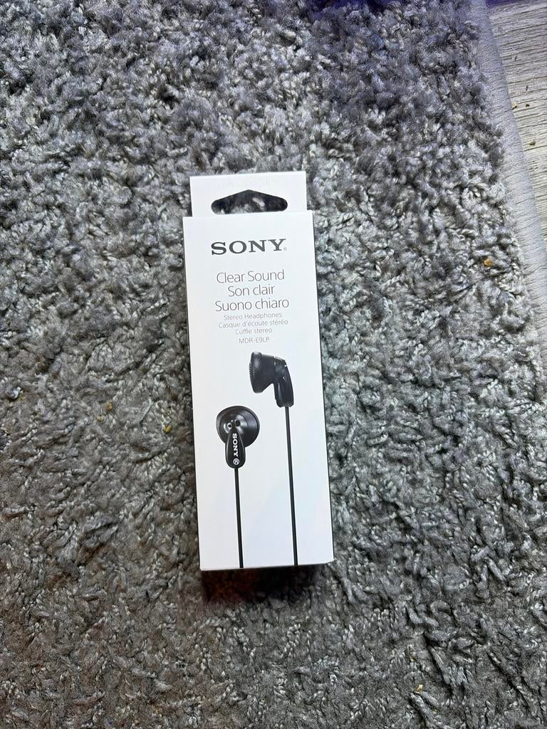 Nieuwe Sony MDR-E9LP oortjes - Helder geluid, Ophalen of Verzenden, Nieuw, Sony