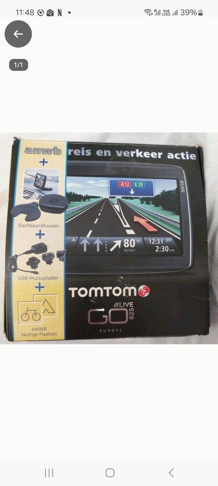 TomTom GO LIVE 825M navigatiesysteem, Ophalen of Verzenden