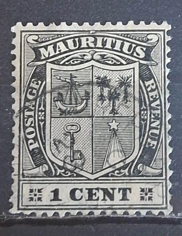Mauritius Postzegel (B3-P10), Ophalen of Verzenden, Gestempeld, Midden-Amerika