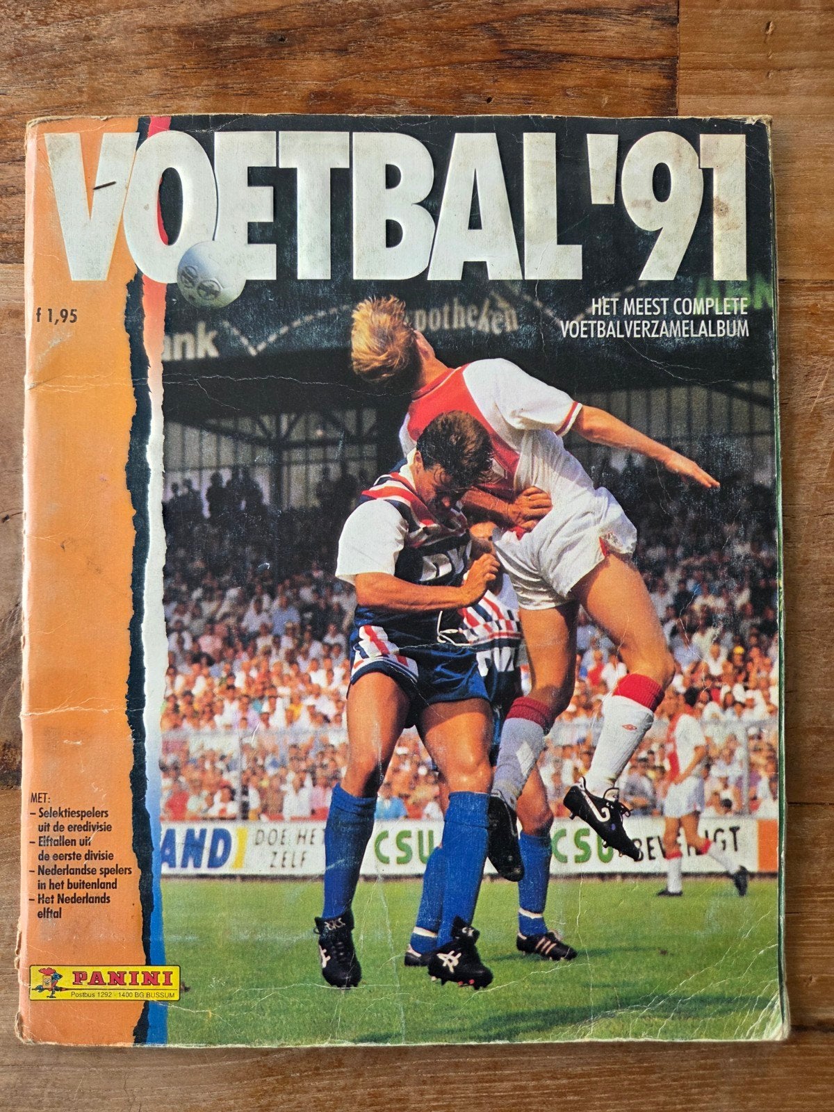 Panini Voetbal '91 Album - Compleet, Ophalen of Verzenden, Gebruikt, Speelkaart(en)