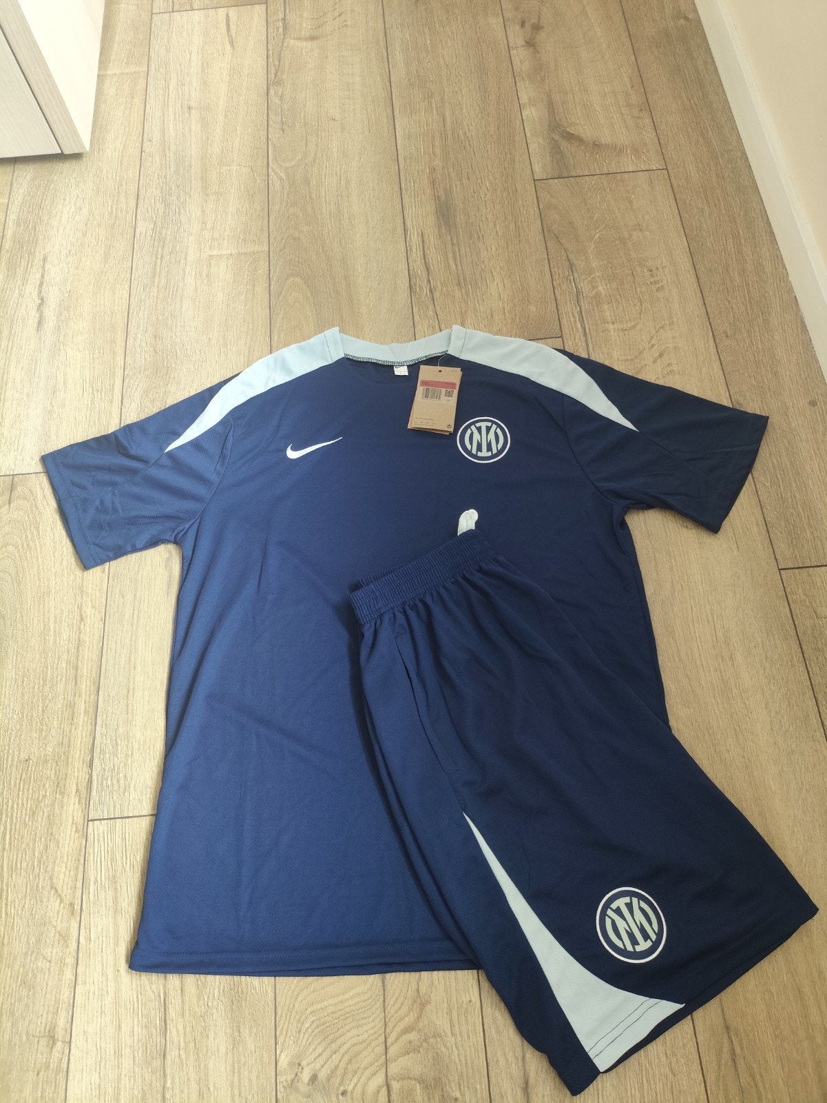 Nike Inter Milan Trainingsset Maat M - Perfecte Staat, Maat 38/40 (M), Blauw, Overige typen, Nike