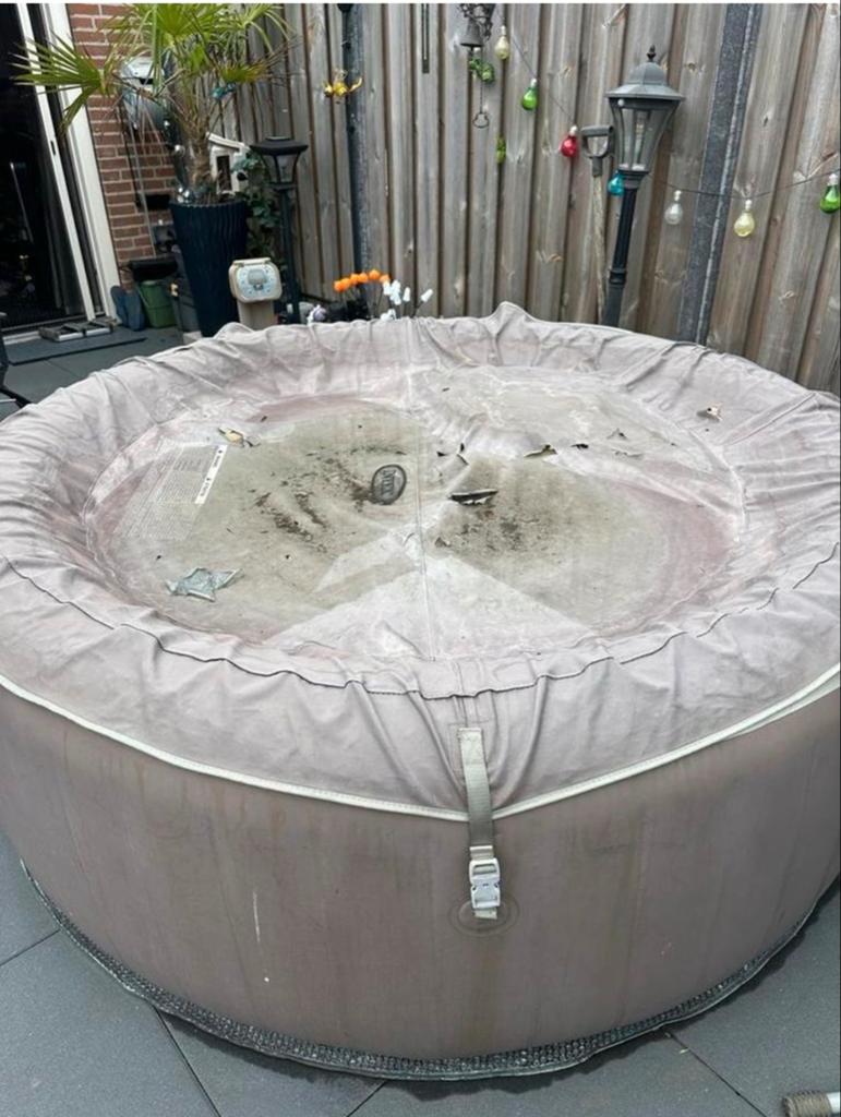 Opblaasbare Jacuzzi Inventum OV607B/01, Tuin en Terras, Ophalen, Gebruikt, Filter, Opblaasbaar