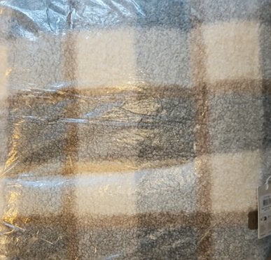 NIEUW!! Jollein Boxkleed Check Boucle 100 x 100 cm, Ophalen of Verzenden, Nieuw, Vierkant, Boxkleed