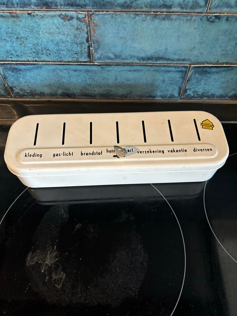 Brabantia Huishoud Geld Spaarpot met Sleutel, Ophalen of Verzenden, Zo goed als nieuw, Metaal of Blik, Overige thema's