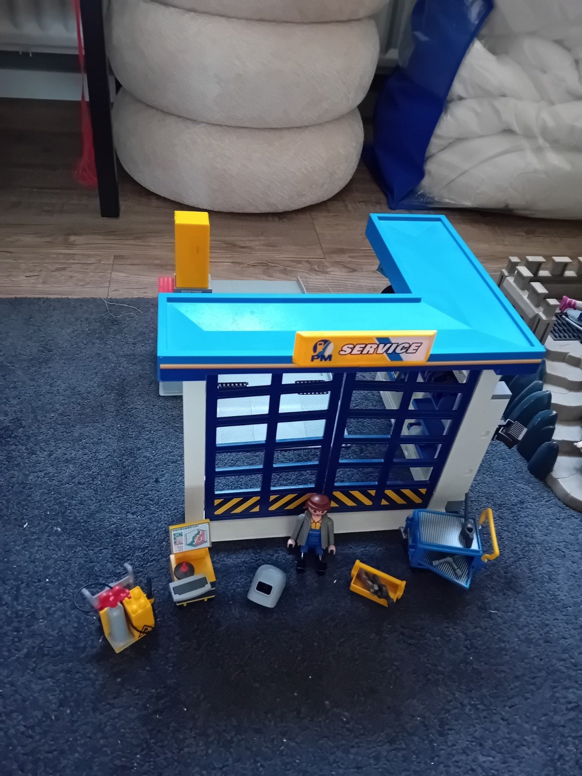 playmobil auto garage, Ophalen of Verzenden