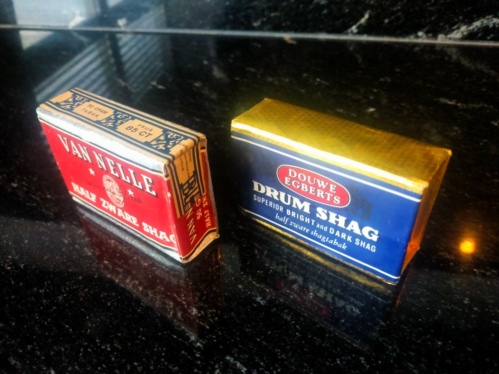Originele Vintage Shag Pakjes Drum & Van Nelle (Sealed, Verzamelen, Ophalen of Verzenden