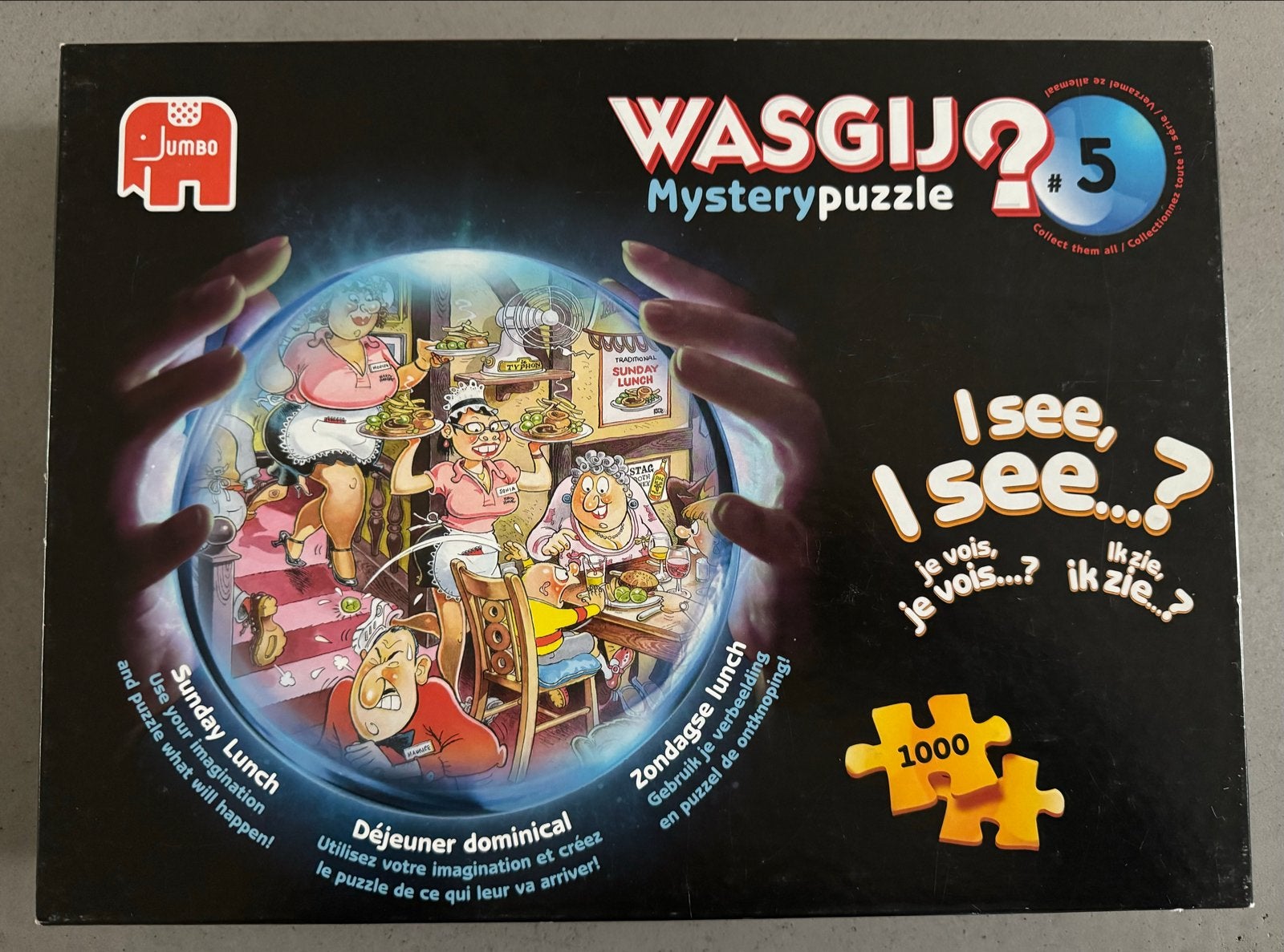 5 Wasgij? Puzzels - Diverse Nummers en Aantallen Stukjes, Ophalen, 500 t/m 1500 stukjes, Gebruikt, Legpuzzel