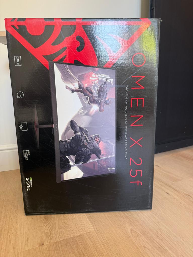 Gaming monitor HP OMEN x 25F 1ms 240hz nvidia g-synch, Computers en Software, Monitoren, Gaming, IPS, Nieuw, Full HD