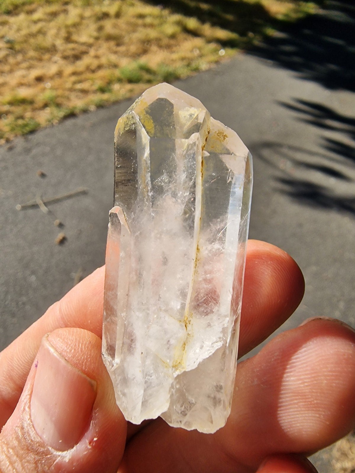 N404 Kwarts Kristal - 30 gram, 53x20x16mm, Ophalen of Verzenden