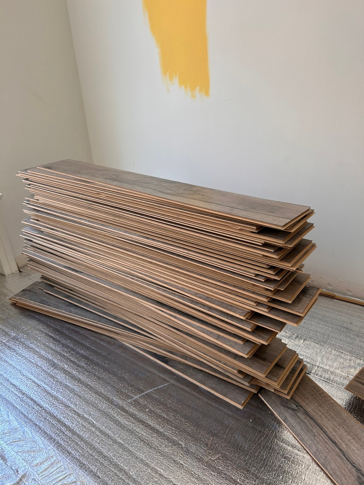 Kliklaminaat, Ophalen, 50 tot 150 cm, Zo goed als nieuw, 10 m² of meer