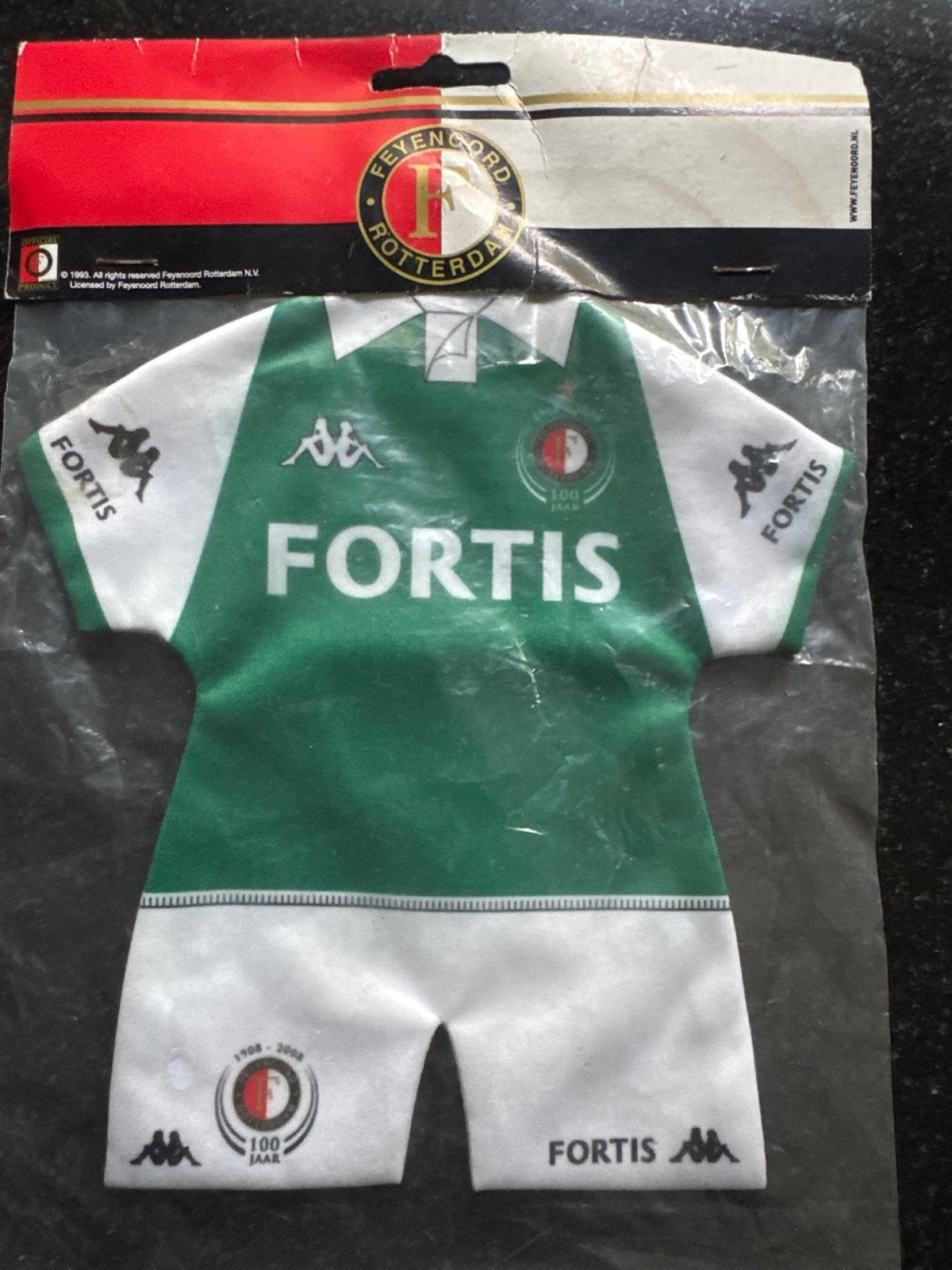 Feyenoord 100 Jaar Jubileum Shirtje - Groen/Wit, Ophalen of Verzenden, Nieuw, Feyenoord, Shirt