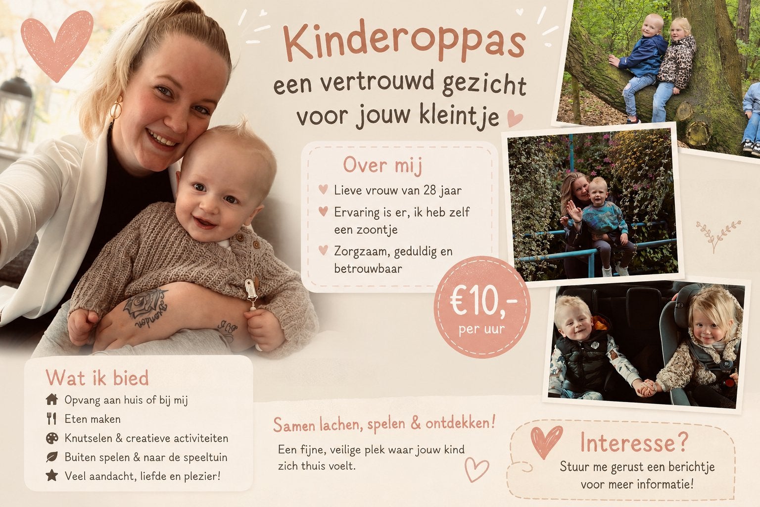 Kinder Oppas aangeboden, Ophalen