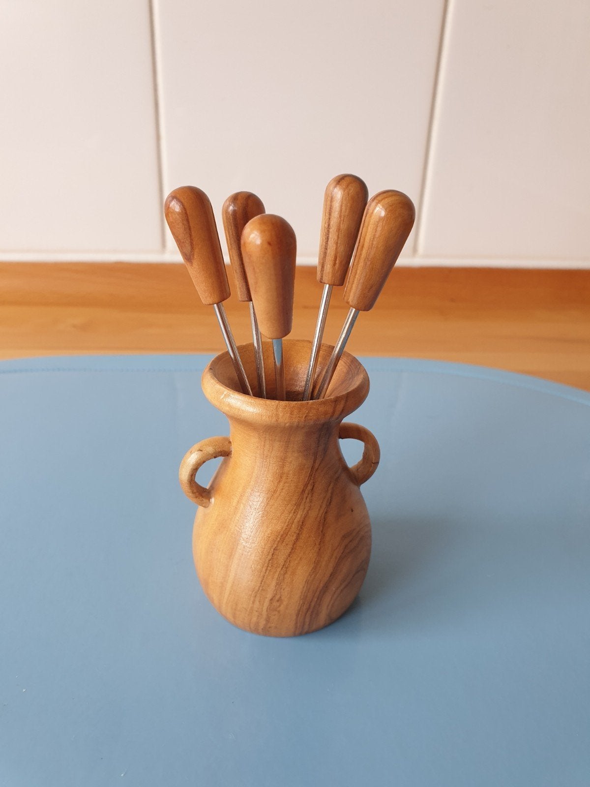 Cocktail prikkers, Ophalen, Gebruikt, Hout