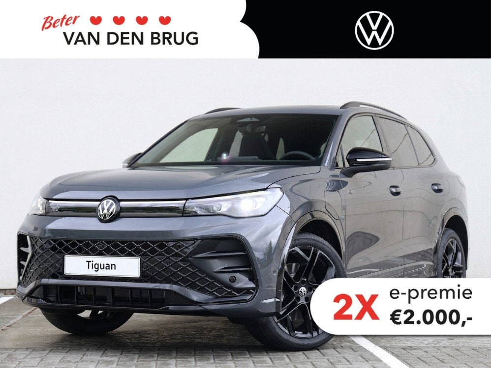 Volkswagen Tiguan R-Line Edition 1.5 eHybrid 204 PK | Naviga, Auto's, Volkswagen, Stof, 150 pk, Origineel Nederlands, Bedrijf