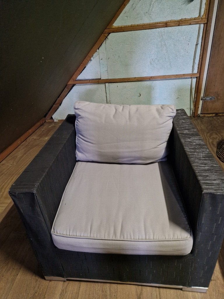 loungeset, Ophalen, 5 zitplaatsen, Kunststof, Loungeset