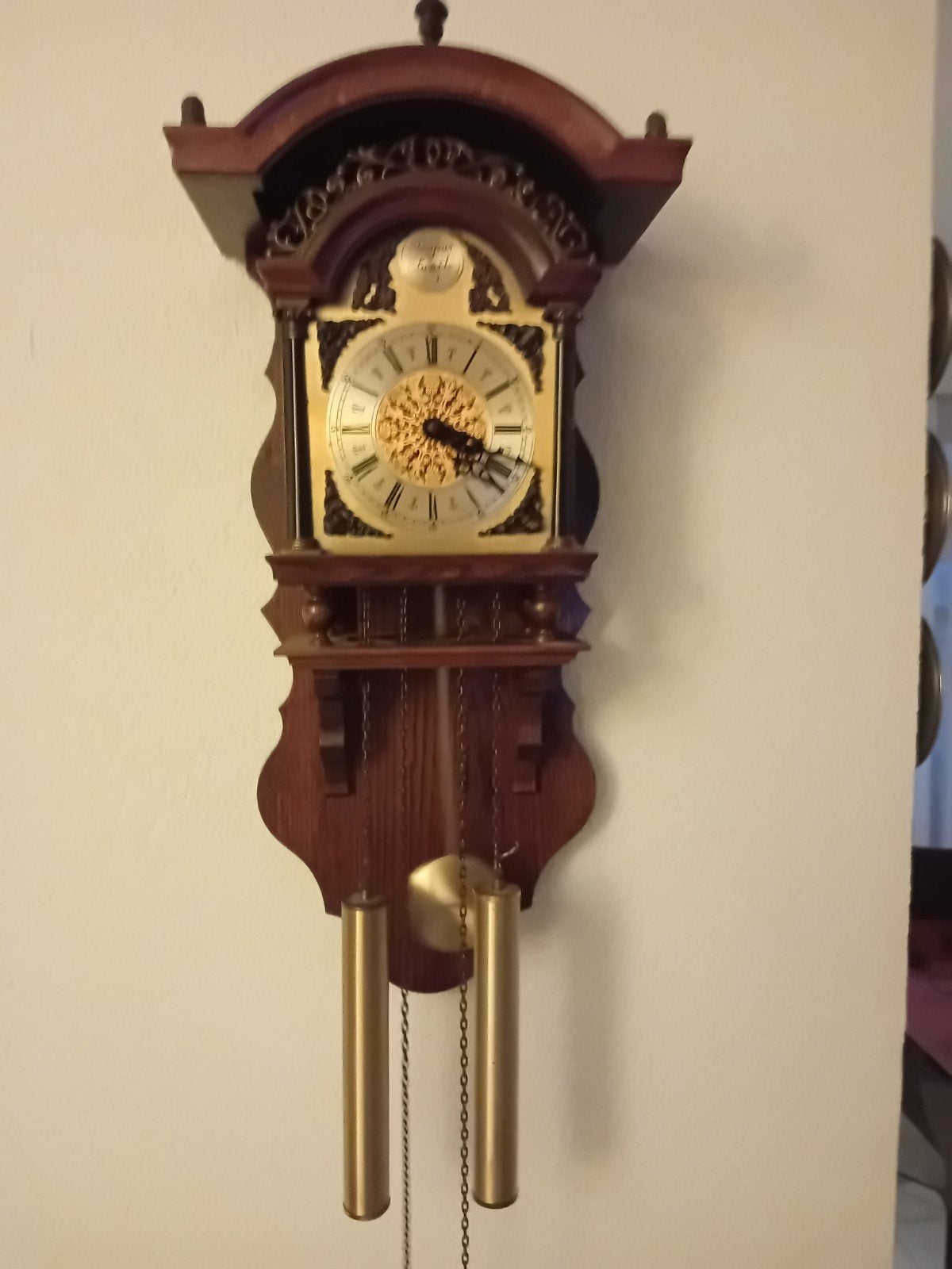 Tempus wandklok met gewichten, Ophalen of Verzenden