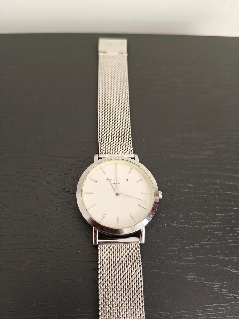 Rosefield horloge zilver, Overige merken, Staal, Staal, Polshorloge