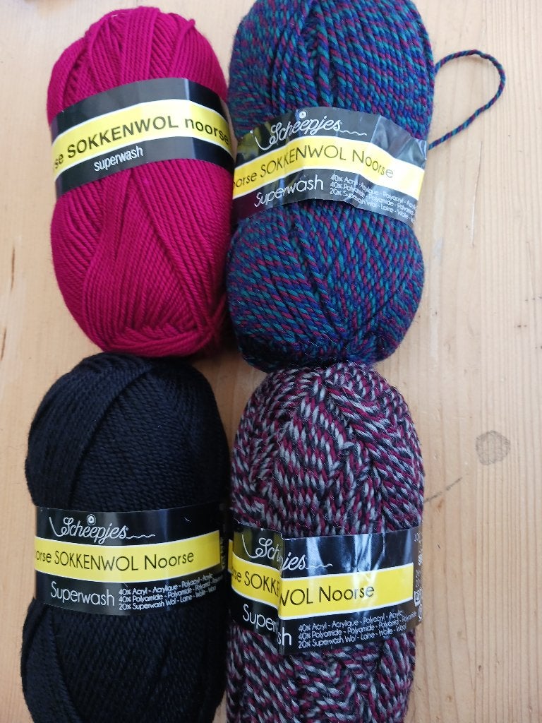Noorse sokkenwol van Scheepjes, Ophalen, Nieuw, Breien, Wol of Garen