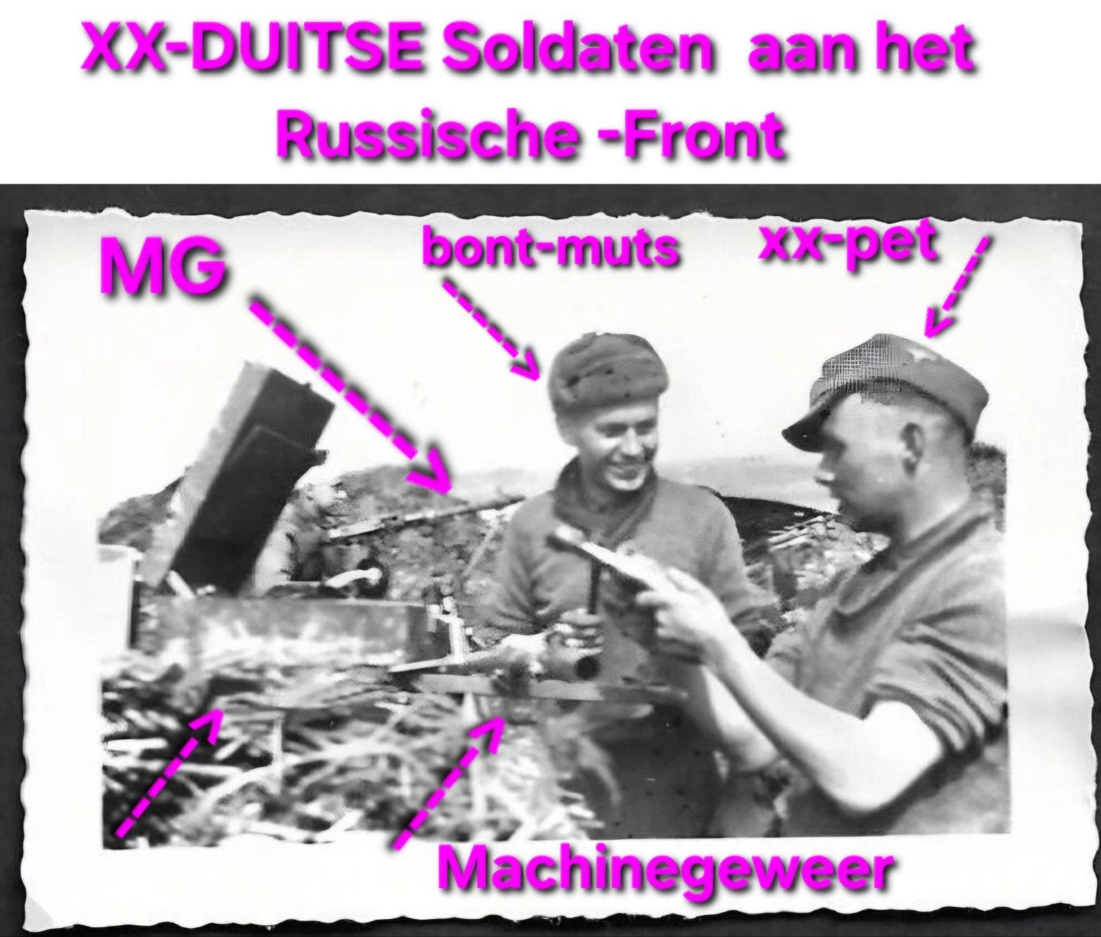 1x foto wo2 duitse xx zie pet  mg ,front topper
kijk vlug, Verzamelen, Militaria | Tweede Wereldoorlog, Ophalen of Verzenden, Duitsland