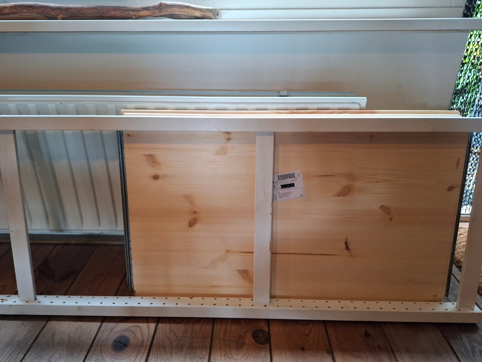 ikea ivar 2 planken + gratis 1 zijstandaard en plank..., Ophalen, Gebruikt, Minder dan 150 cm, Minder dan 100 cm