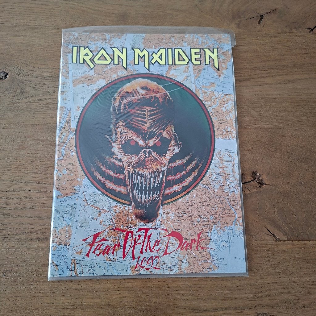 Iron Maiden Fear Of The Dark 1992 Tourbook, Ophalen of Verzenden, Gebruikt